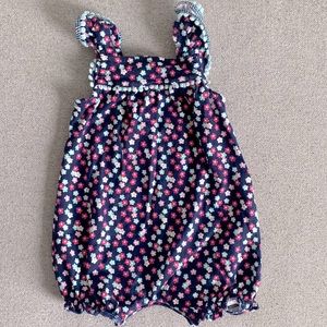 Carters 3m One Piece with Ruffled Shoulders